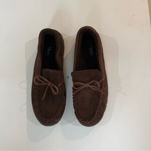 Chaps Dark Brown Suede Loafers 11/12